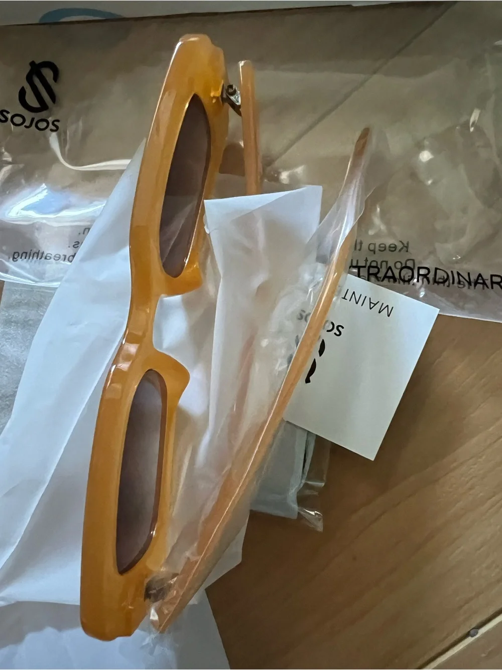 Sojos Kids Amber Rectangular Sunglasses